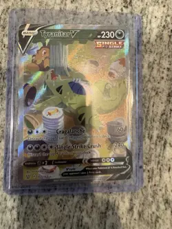 Pokemon TCG Tyranitar v Full Art Holo Rare Alternate Card 155/163 Battle Styles - Image 1
