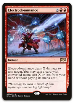 Electrodominance #99 (LP) Ravnica Allegiance RNA Magic MTG - Image 1