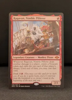 Ragavan, Nimble Pilferer 138/303 Modern Horizons 2 (MP) - Image 1