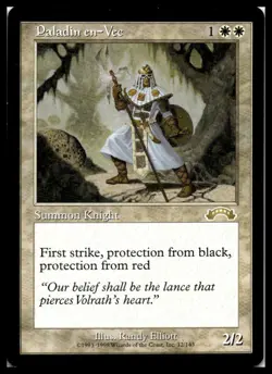 MTG Paladin en-Vec - Exodus #12 LP - Image 1