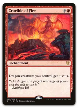 Crucible of Fire #133 (LP) Commander 2017 C17 Magic MTG - Image 1
