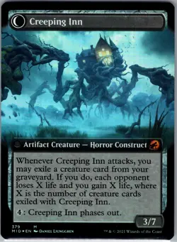 Hostile Hostel (Extended Art) Foil M Innistrad: Midnight Hunt 379 NM MTG MID - Image 2