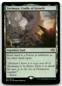 Yavimaya, Cradle of Growth #261 (LP) Modern Horizons 2 MH2 Magic MTG - Image 1