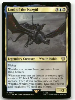 Lord of the Nazgul #60 (NM) Lord of the Rings LTC Magic MTG - Image 1
