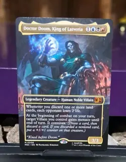 MTG Commander Mythic: Doctor Doom, King Of Latveria (Borderless) #0006 MSH - Image 1