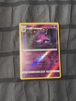 Gengar 38/111 Pokemon Crimson Invasion Reverse Holo Rare - Image 1