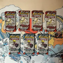 Pokemon TCG: (4) Destined Rivals & (3) Journey Together Fun Pack (3 Cards Pack) - Image 1