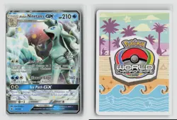 Alolan Ninetales Gx #22/145 World Championship Decks Ultra Rare Pokemon TCG LP - Image 3