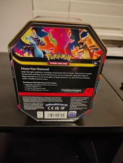 Pokemon TCG Mega Charizard Y EX Tin Brand New Sealed - Image 2