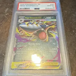 Mega Sharpedo ex 061/094 Phantasmal Flames Full Art Holo PSA 10 Pokemon TCG - Image 1