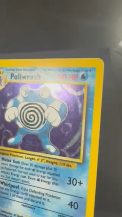 Pokemon TCG Base Set Poliwrath 13/102 Holo Rare EN 1999 Stage 2 HP 90 - Image 2