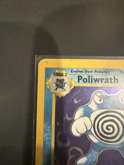 Pokemon TCG Base Set Poliwrath 13/102 Holo Rare EN 1999 Stage 2 HP 90 - Image 3