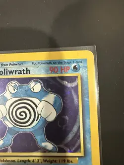Pokemon TCG Base Set Poliwrath 13/102 Holo Rare EN 1999 Stage 2 HP 90 - Image 4