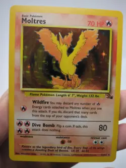 Moltres Fossil 12/62 Holo Rare Unlimited 1999 Pokemon TCG - Image 1