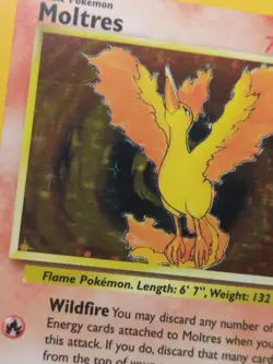 Moltres Fossil 12/62 Holo Rare Unlimited 1999 Pokemon TCG - Image 3