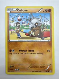 Pokemon TCG Cubone Breakthrough 77/162 Regular Common - Image 1