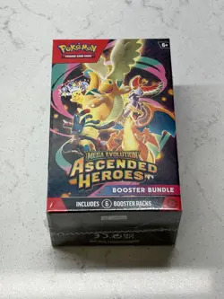 SEALED! Pokemon TCG Mega Evolution: Ascended Heroes Booster Bundle - Image 1