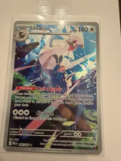 Silvally 095/084 Me05: Pitch Black Holo Full Art Illustration Rare NM Pokemon - Image 1