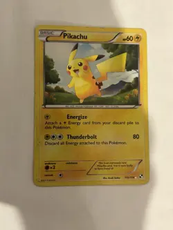 The Pokemon Company Pikachu 115/114 Black & White Holo Secret Rare 60HP Basic EN - Image 2