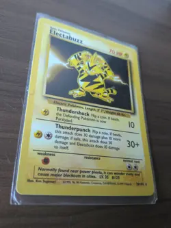 Pokemon TCG - ELECTABUZZ - 20/102 - RARE - UNLIMITED - BASE SET (1999) WOTC - LP - Image 2