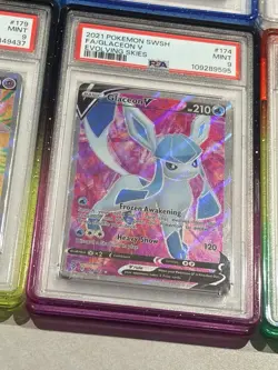 💎HUGE! PSA 9 Full Art Pokemon Slab Lot. With Guards| Eeveelution| Zard| Lugia💎 - Image 3