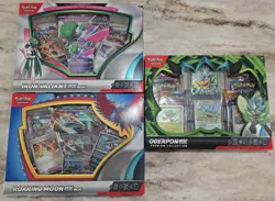 Pokemon Roaring Moon Iron Valiant EX Collection Boxes Ogerpon Premium Collection - Image 1