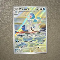 Primarina IR 088/084 Pitch Black PBL Illustration Rare Pokemon Near Mint NM - Image 1