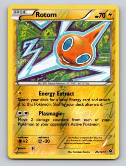 Rotom 24/124 Rare Fates Collide Pokemon Reverse Holo NM - Image 1