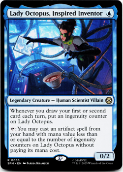 Lady Octopus, Inspired Inventor [Marvel's Spider-Man] MTG NM/M 💧 *Ships Meow!* - Image 3