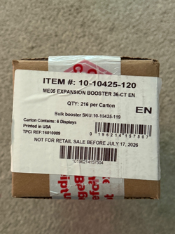 Pokemon TCG ME05 PITCH BLACK 6 BOX BOOSTER CASE Factory Sealed IN HAND - Image 1