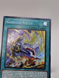 Yugioh Gordian Slicer ALIN-EN066 - Alliance Insight 1st Edition Secret Rare - Image 5
