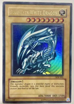 Blue-Eyes White Dragon SDK-001 Unltd Ultra Rare HP Yu-Gi-Oh Starter Deck Kaiba - Image 1
