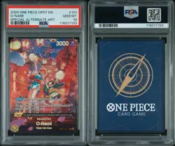 2024 ONE PIECE OP07-500 YEARS IN THE FUTURE SPECIAL ALTERNATE ART O-NAMI PSA 10 - Image 3