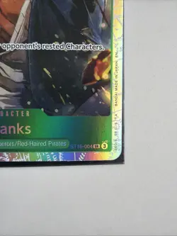 One Piece TCG Shanks ST16-004 SR NM English Green Reprint - Image 4