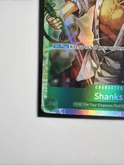 One Piece TCG Shanks ST16-004 SR NM English Green Reprint - Image 5