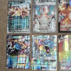JUMBO Pokemon TCG Holo 12-Card Lot V/VMAX/VSTAR/EX/Mega Charizard Pikachu - Image 5