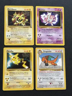 Pokemon Cards - Pokemon The First Movie Promo Cards Complete Set 4/4 LP - Image 1