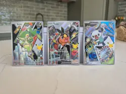 First Partner Series 2 Gen 5 Unova Starters Pack Fresh Mint Pokemon Cards - Image 1