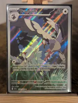 Pokemon Cards Tranquill 149/086 Black Bolt Holo Illustration Rare NM - Image 1