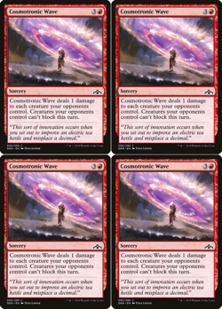 Cosmotronic Wave X4 Guilds of Ravnica #95 MTG Magic the Gathering NM 2Fire Games - Image 1