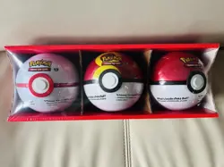 Pokemon TCG Poke Ball 3-Pack Box 30 Cards English Booster 2021 Age 6+ - Image 1