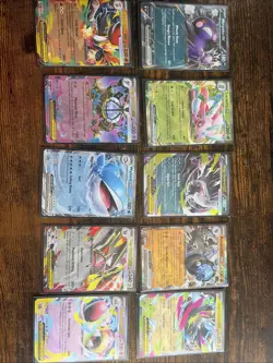 Pokemon TCG Pitch Black EX Double Rare Complete Full Set 10 Cards 084 - Image 1