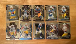 (10) 2025 Los Angeles Chargers Team Lot - 3 Rookies - Image 1