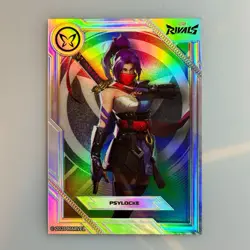 2026 Cardfun Marvel Rivals Eternal Glory Psylocke Silver Refractor MR-AS-32 - Image 1