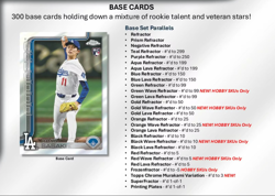2025 TOPPS CHROME HOBBY JUMBO BOX (3 AUTOS) MLB Baseball Brand New Sealed QTY - Image 2