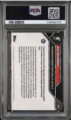 RIO NGUMOHA 2025-26 TOPPS NOW #3 PSA 10 ROOKIE RC LIVERPOOL - Image 2