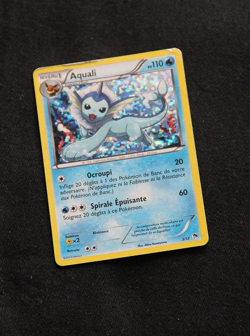 Pokemon "Aquali / Vaporeon" 3/12 *Holo* McDonald's 2013 - French - Played - Image 5