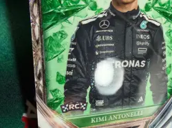 KIMI ANTONELLI RC 2025 Topps Chrome Formula 1 F1 #D75-8 Diamond Green 3/99 - Image 3