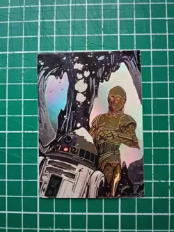 STAR WARS FINEST MATRIX INSERT TRADING CARD PARTIAL SET MATRIX 1,2,4 LOT OF 3 - Image 3