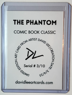 The Phantom Limited Edition Artist Signed "Comic Book Classic" Trading Card 3/10 - Image 2